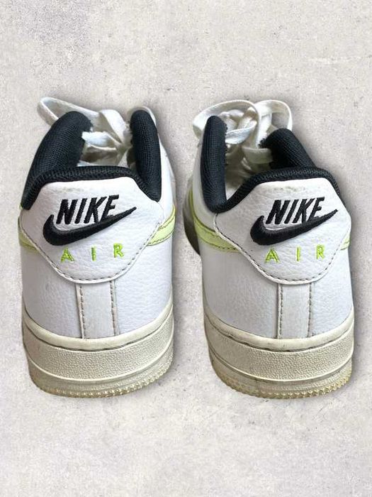 Buty Nike białe worldwide air force neonowy swoosh streetwear basic