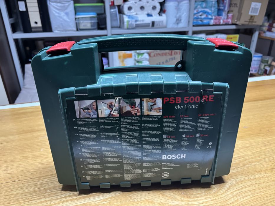 Berbequim de percussao da bosch psb 500 be electronic