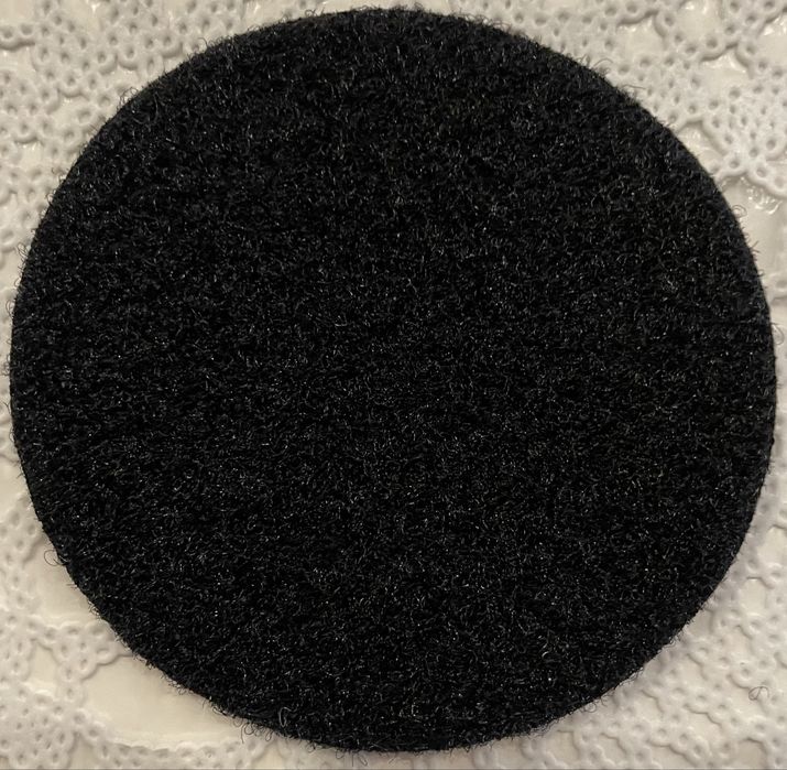 Komplet Podkładek pod Odznaki 10szt. Czarne