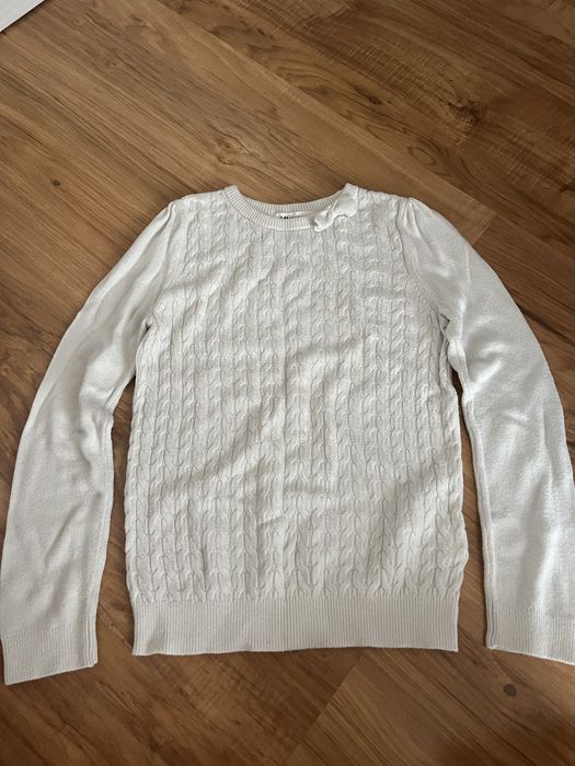 biały sweter h&m