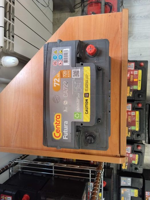 Akumulator CENTRA 72Ah 720A (EN) - 12V-DO BENZYNY