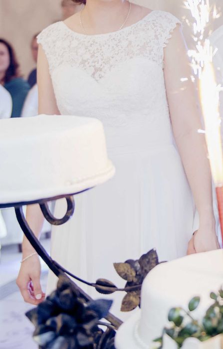 Suknia Ślubna AmyLove Boho r. M 38