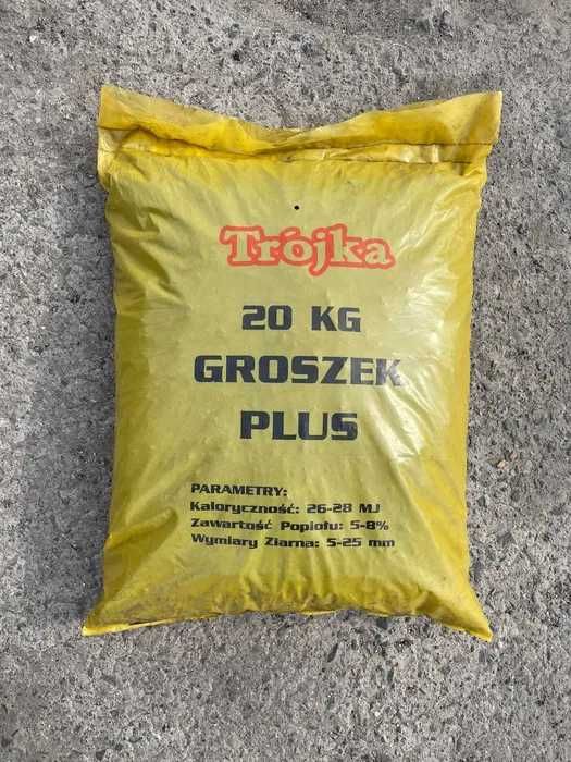 węgiel groszek plus Trójka 26-28 MJ 5-25mm Paleta 1000kg 50 worków