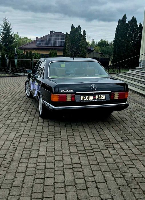Samochód ślubny Mercedes s-klasa W126