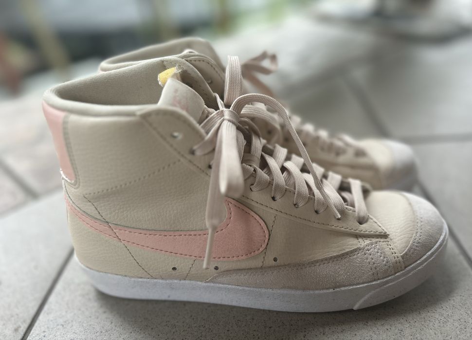 Skórzane sneakersy damskie Nike Blazer Mid 77