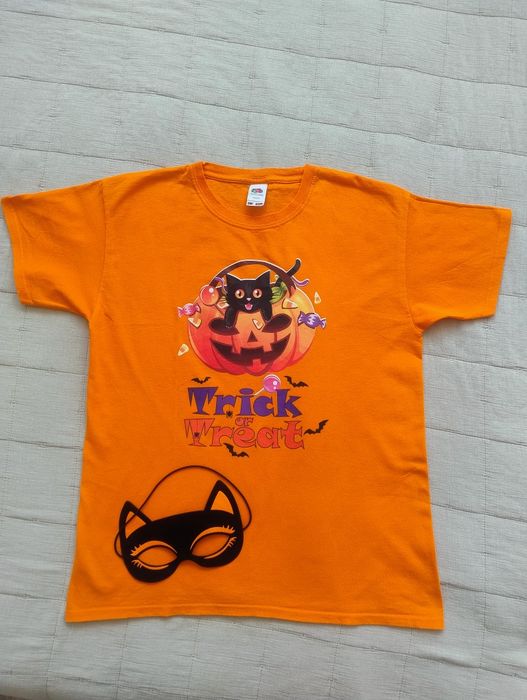 Koszulka Halloween 152 + maska
