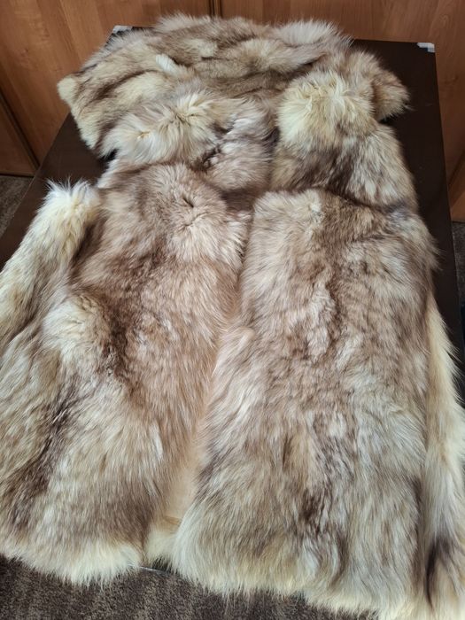 Resztki ze skóry naturalnej lisa