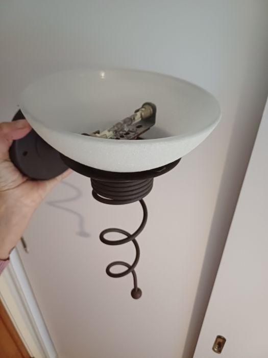 Candeeiro teto e 2 apliques