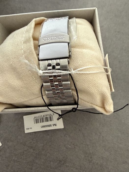 Seiko SSK035K1 novo , GMT automático