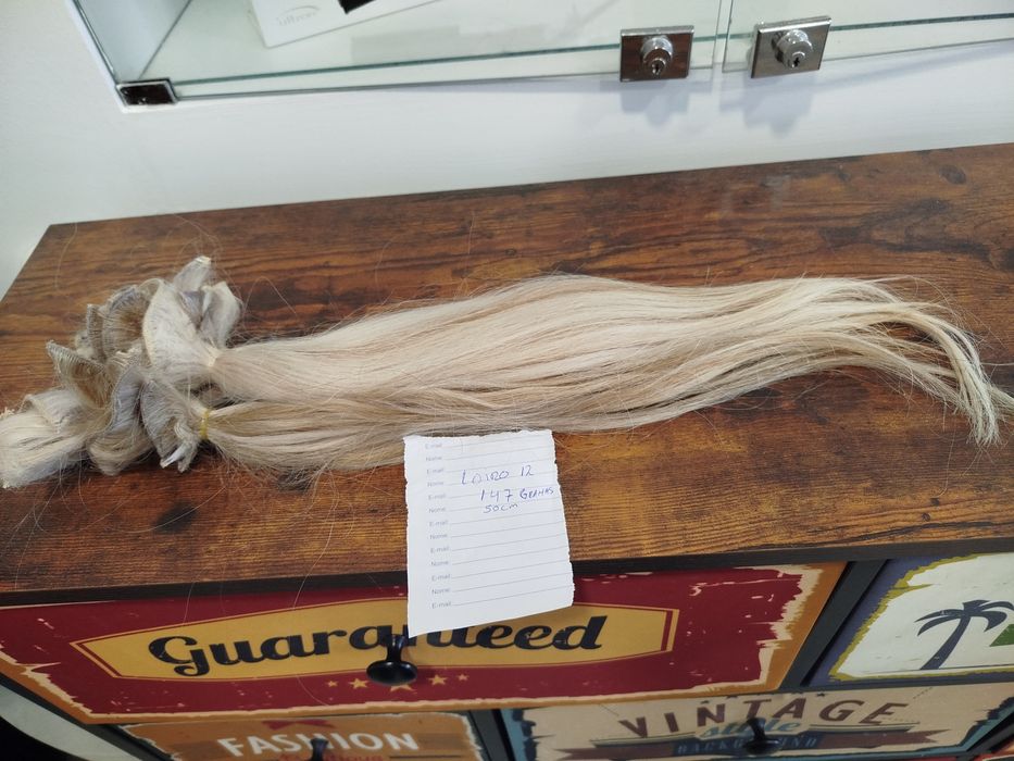Extensões cabelo 100% humano  185gramas 50 cm
