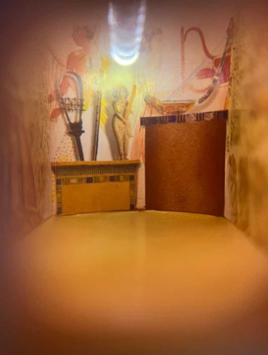 Set 3 Brinquedos Egípcios Nestlé com imagem interior