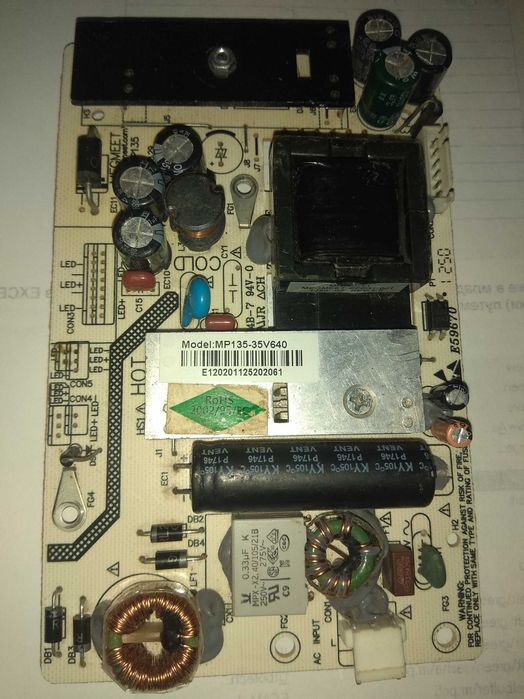 Блок Питания MP135-35V640 телевізора Orion LED3254