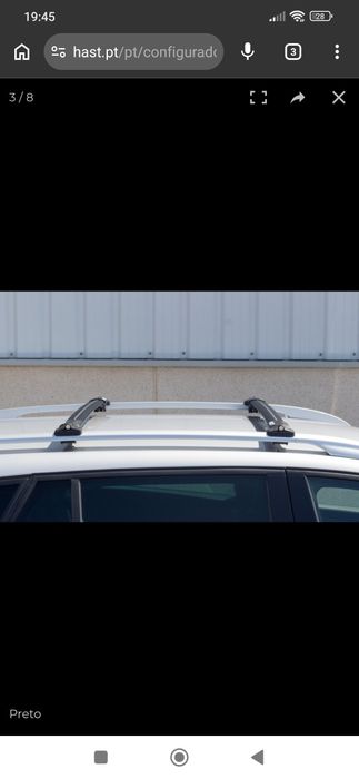 Barras de tejadilho Hast Mercedes C w202 w203