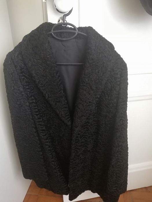 Casaco de pele astracan