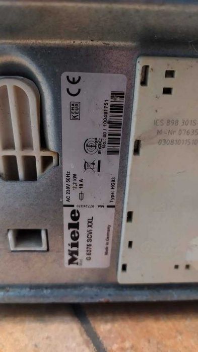 Прсудомийна машина MIELE