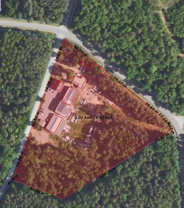 nieruchomosc komercyjna, sotrownia  odpadow komunalnych, 2 ha ,600m2