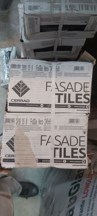 Плитка клінкерна Cerrad Foggia Nerro. Цеглинка