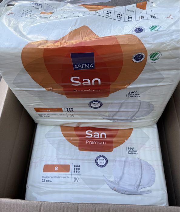 Безкоштовно віддам урологічні вкладиші Abena San Premium