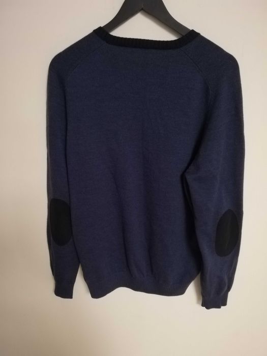 sweter Gran Sasso 100% wełna L 40 XL 42 virgin wool Made in Italy