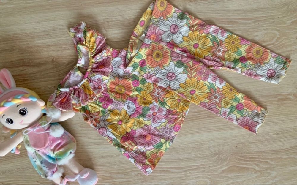 Kolorowy komplet set h&m