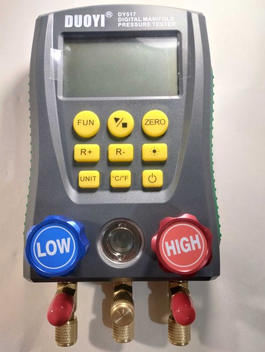 Манометрическая станция цифровая +щупы, инжектор, коннекторы, шланги