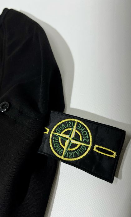 Зіпка Stone Island | Чоловіча кофта Стон Айленд | Стонік Чорний