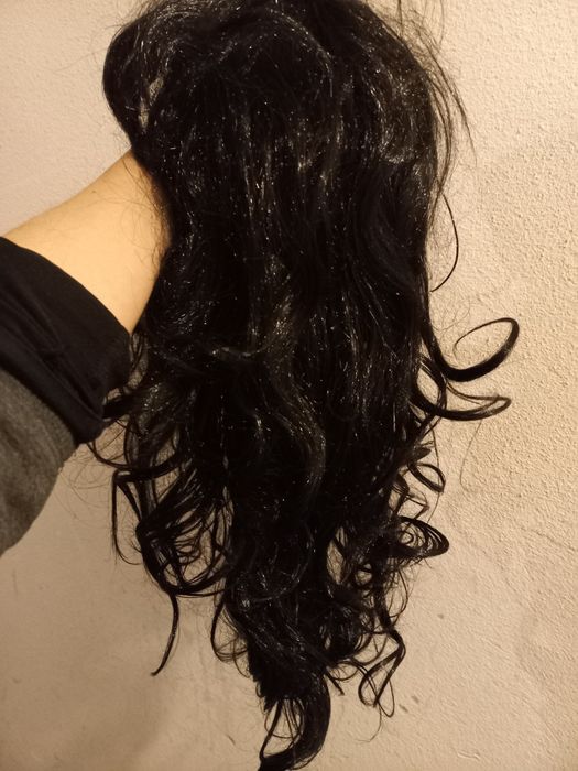 Peruka nowa - Czarne Włosy