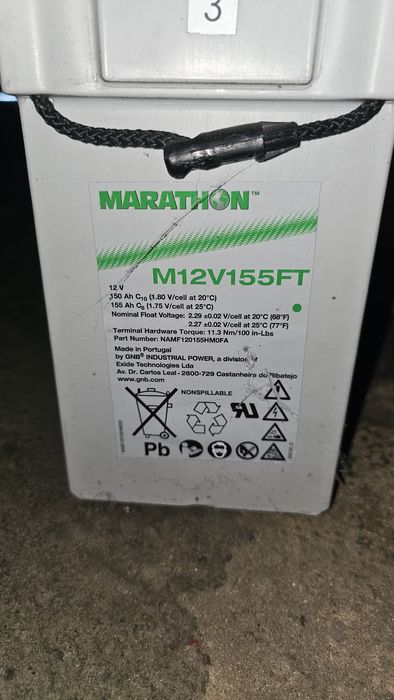 Akumulator ołowiowy Marathon M12V155FT