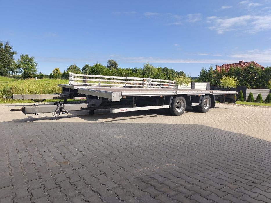 Przyczepa tandem laweta platforma do maszyn koparek górny i dolny zacz