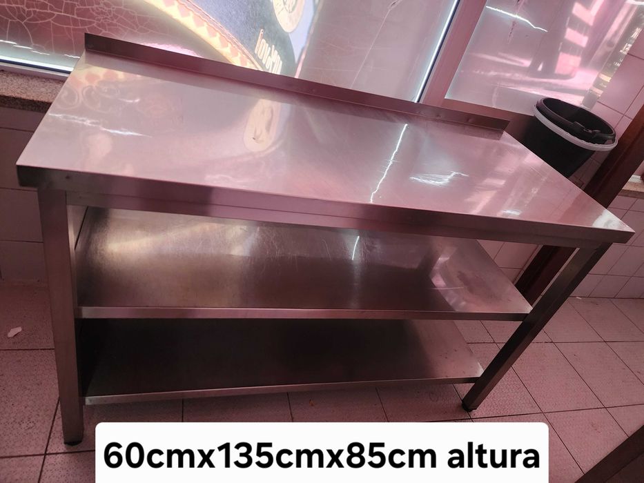 Bancada inox restauraçao