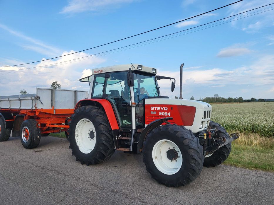 Steyr 9094 4x4 94KM 40km/h TUZ Przedni WOM KLIMA Ze Szwajcarii