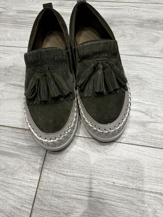 Mokasyny nabuk roz . 38