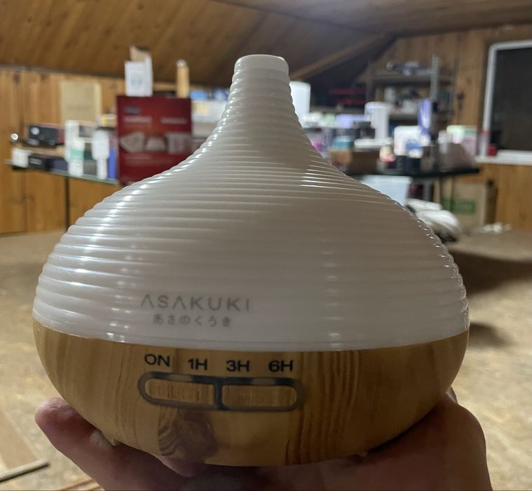 Аромадифузор ASAKUKI 300 мл з LED-підсвіткою та таймером