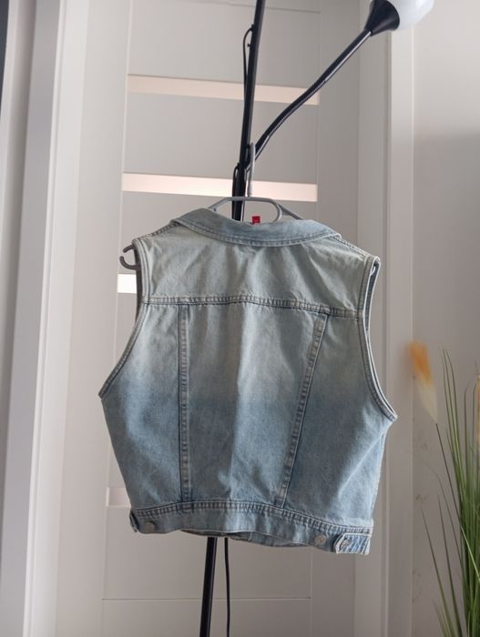 Kamizelka jeansowa damska H&M