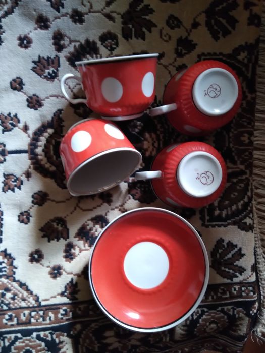 Чашка с блюдцем ссср 4 штк 250 грв