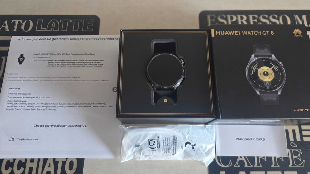 Huawei Watch GT 6 Active 46mm NOWY NIEUZYWANY gwar.producenta 24M!komplet !