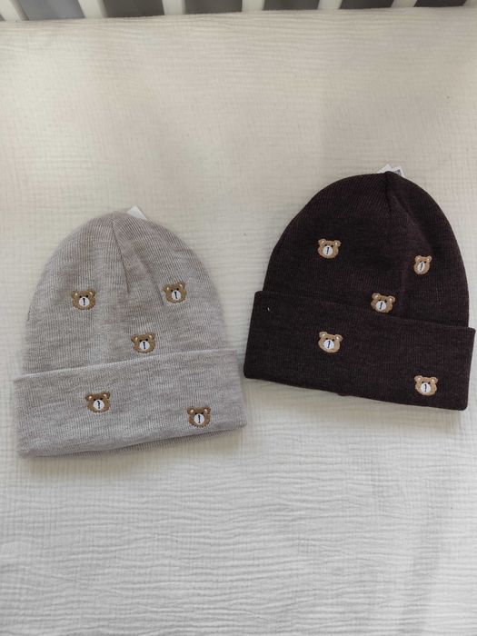 2x czapka Merino w misie