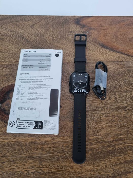 NOWY Smartwatch JUGEMAN Fitness Tracker | Rozmowy Bluetooth | IP68