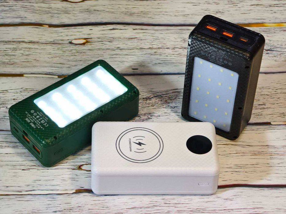 Корпус 12 АКБ 18650 швидка зарядка лед панель PowerBank