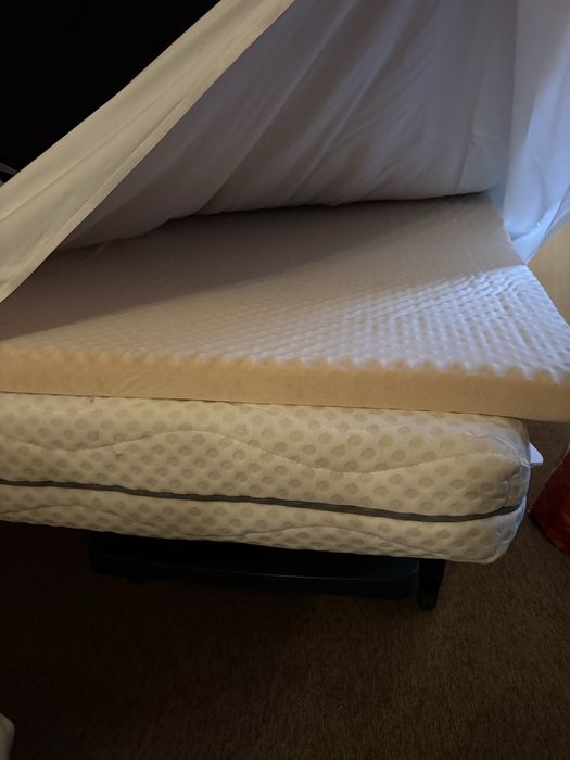Cama solteiro geriátrica elevatória