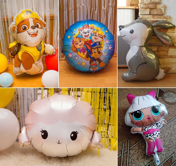 Надувні кульки, гірлянда