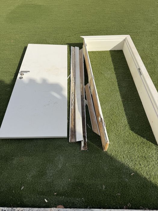 Porta beanca madeira