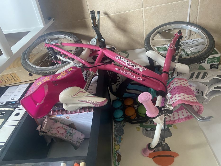 Bicicleta menina com rodinhas