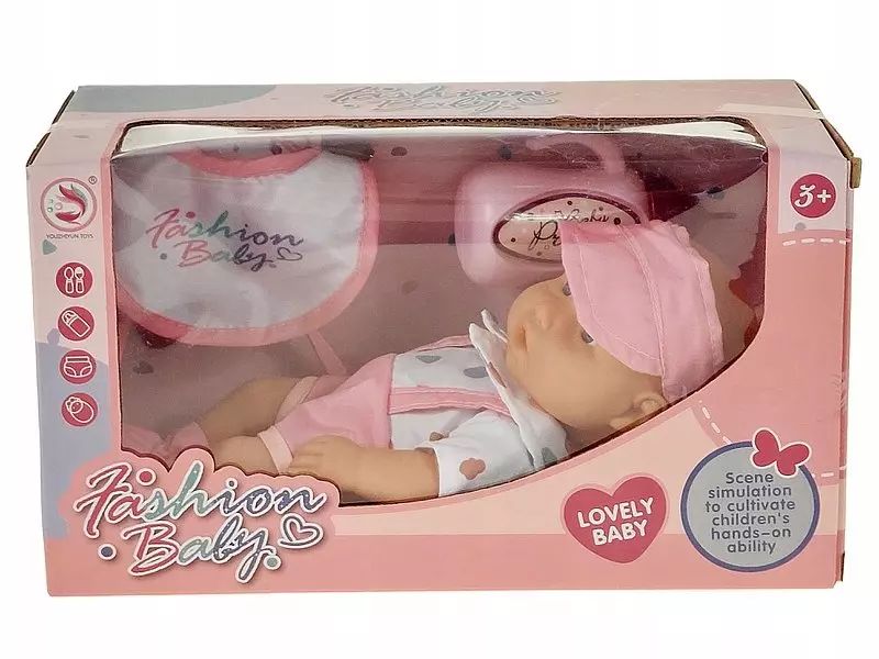 Lalka bobas z akcesoriami 25cm. Nowy Produkt