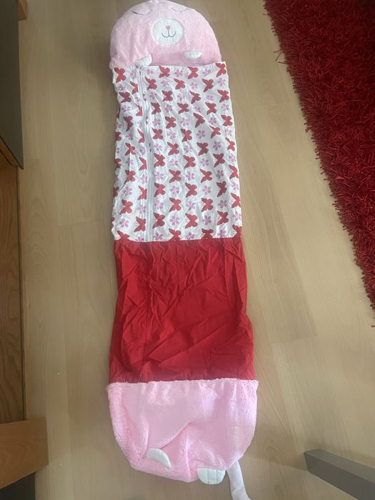 Saco cama “dormilouco” - gatinha rosa