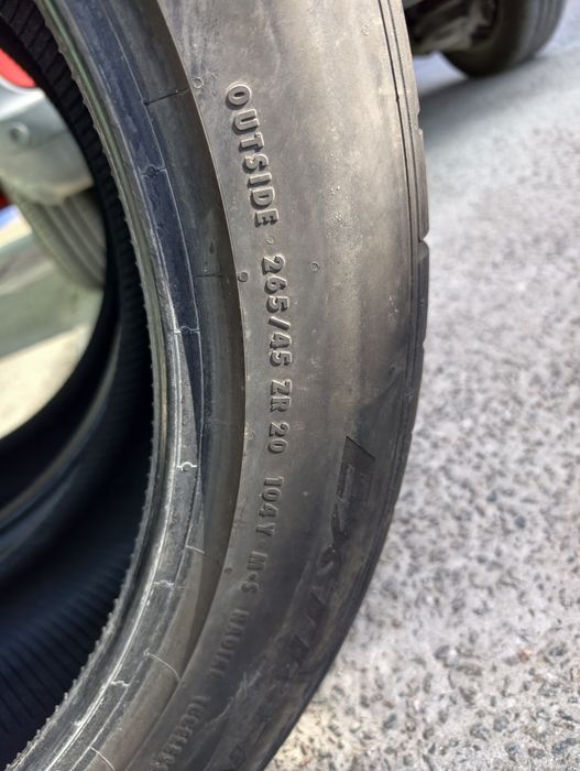 Continental extreme contact 265/45 R20 + 275/45 R20 різноширокі