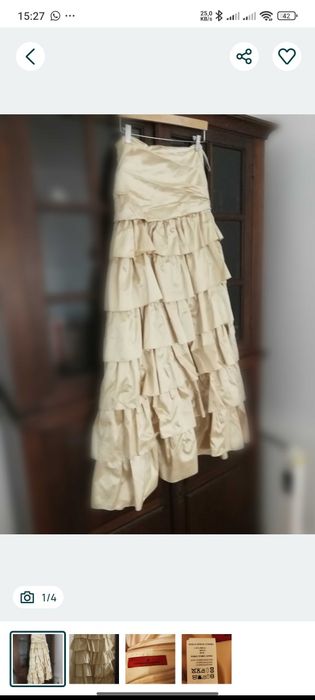 Saia Gala Carolina Herrera 100% Seda | M/40