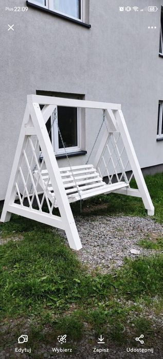 Sprzedam huśtawkę ogrodowa drewniana