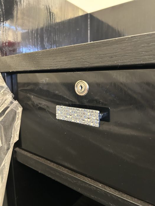 Conjunto de mobiliario de cabeleireiro