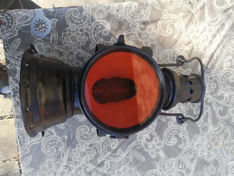 PKP lampa kolejowa naftowa.